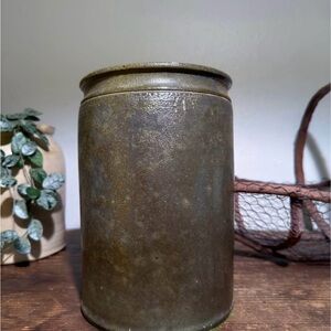 Vintage Tall Salt Glazed Crock